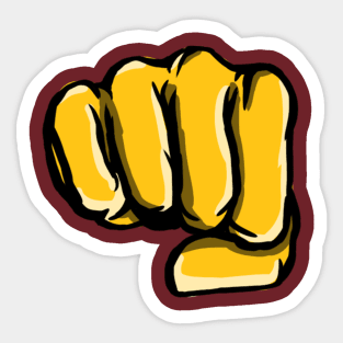 The Spectacular Smack-Man Punch || Fist || Kung Fu Sticker
